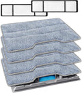KEEPOW Reusable Mop Replacement Pads Compatible with Shark Vacmop VM252 VM200P12 VM252P10 VC205
