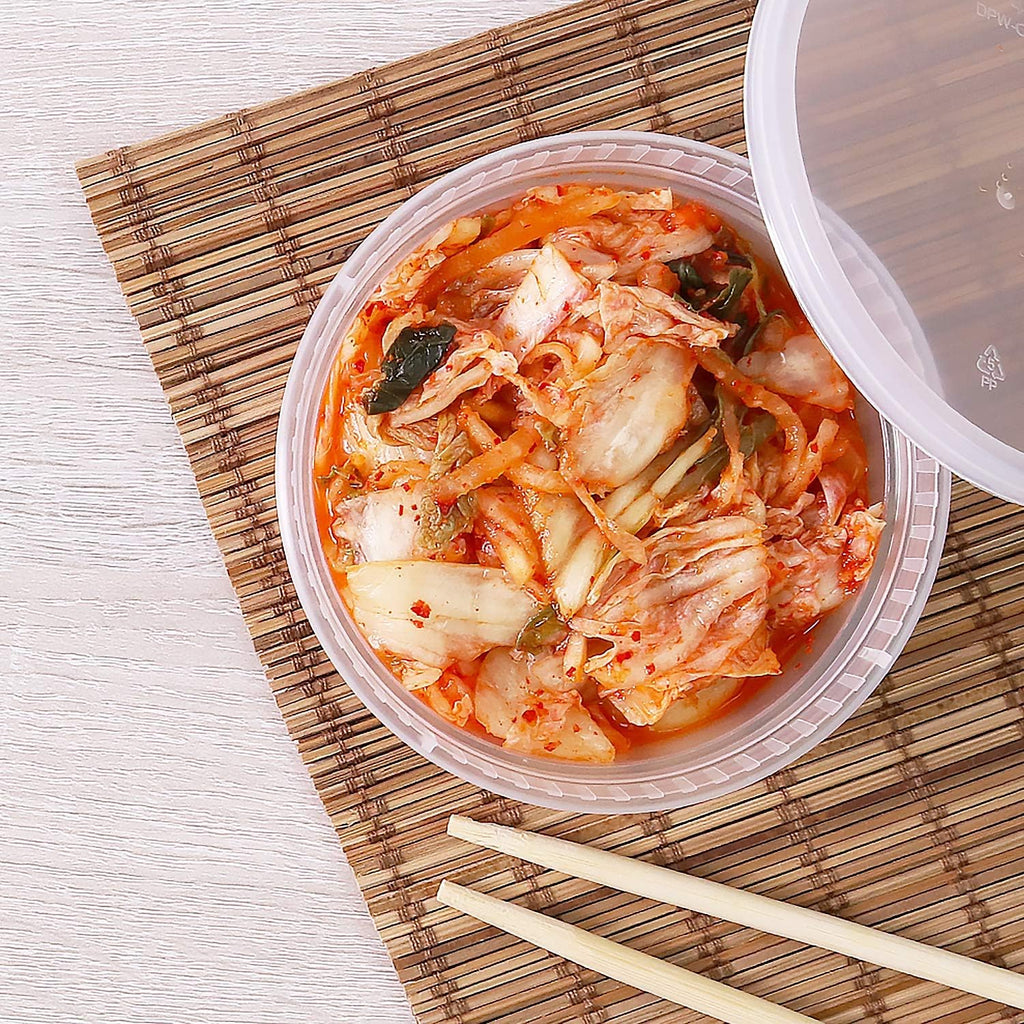 Karat [8oz - 240 ct] Clear PP Injection Molded Round Deli Containers with Lids (FP-IMDC8-PP)