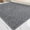 LUMI Ultra Thin Door Mat for Entryway, Low Profile Non Slip Rubber Backing Indoor Doormat, Easy