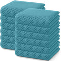 Homaxy 100% Cotton Waffle Weave Kitchen Dish Towels, Ultra Soft Absorbent Quick Drying Cleaning