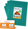 Bluapple FreshMats, Refrigerator Bin Liner, Fridge Drawer Mats, Crisper Life Extender Liner Keeps