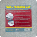 Wool Pressing Mat - 9" x 9" Quilting Ironing Pad - 100% New Zealand Felted Wool Iron Board for