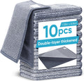 10Pcs New Upgrade 2-Layer Non Scratch Wire Dishcloth,Wire Dishwashing Rag, Non-Scratch Wire