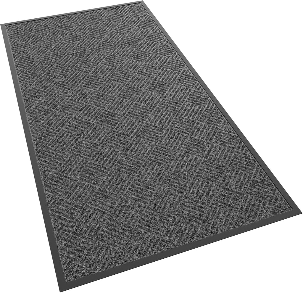 Front Door Mat, 6' x 3' Heavy Duty Indoor Outdoor Doormat, Non-Slip Backing Welcome Mats for