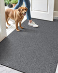 LUMI Indoor Door Mat 36"x56", Ultra Thin Low Profile Non-Slip Doormat for Home Entrance, Absorbent