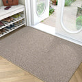 LUMI Ultra Thin Door Mat for Entryway, 32"x48" Low Profile Non Slip Rubber Backing Indoor Doormat
