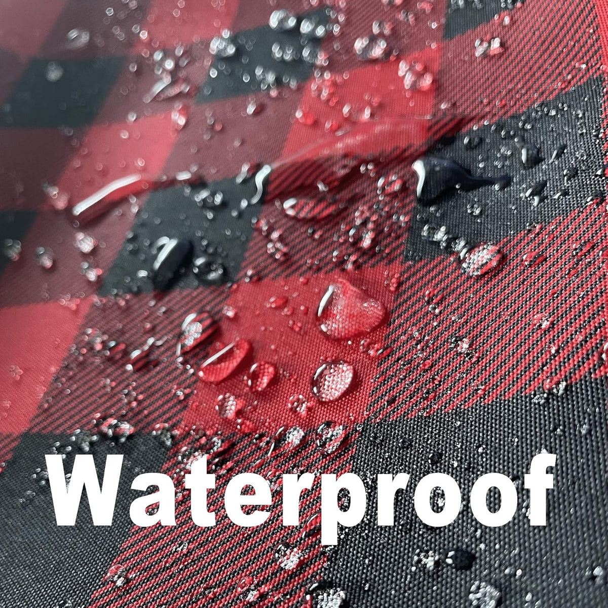 Classic Gingham Buffalo Xmas Tablecloth Fabric - Oblong 58x144 Inch Water Proof Checkered Table