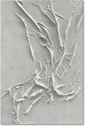 NANKAI Hand-Painted White Texture Abstract Art Painting Minimalist Art Home office hallway wall