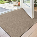 LUMI Indoor Door Mat 32"x47", Ultra Thin Low Profile Non-Slip Doormat for Home Entrance, Absorbent