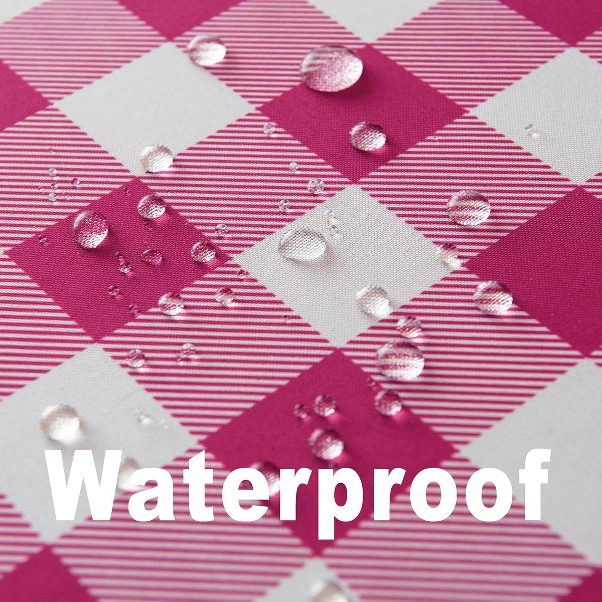 Classic Gingham Buffalo Tablecloth Fabric - Oblong 90x132 Inch Water Proof Checkered Table Cloth