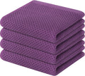 Homaxy 100% Cotton Waffle Weave Kitchen Dish Towels, Ultra Soft Absorbent Quick Drying Cleaning