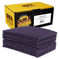 Dura-Gold Premium 6" x 9" Purple Medium Fine 600 Grit General Purpose Scuff Pads, Box of 10