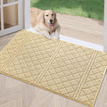 REFETONE Indoor Doormat, Front Back Door Mat 24"x36" Absorbent Rubber Backing Non Slip Door Mats