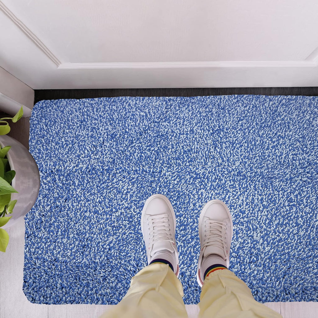 Premium Microfiber Indoor Door Mat – 36"x60" Washable Entry Mat, Non-Slip, Waterproof Backing