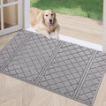 REFETONE Indoor Doormat, Front Back Door Mat 20"x32" Rubber Backing Non Slip Mats, Absorbent Resist