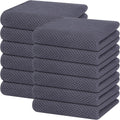 Homaxy 100% Cotton Waffle Weave Kitchen Dish Towels, Ultra Soft Absorbent Quick Drying Cleaning