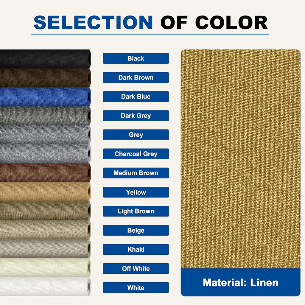 KING MOUNTAIN Linen Repair Patches, Self-Adhesive Fabric Patches, 4 X 63 inch Extra Size, Multi