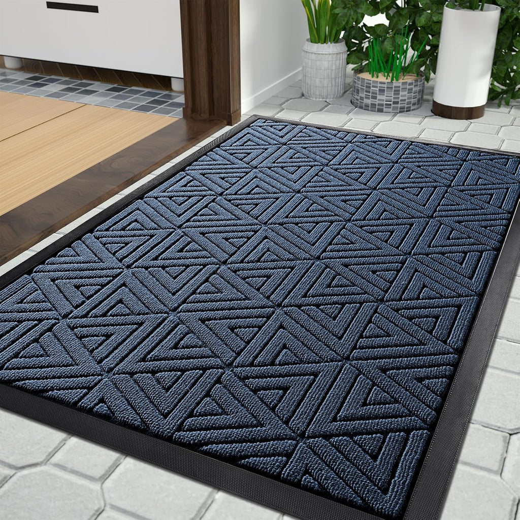 Yimobra Large Door Mat 36x24, All-Weather Waterproof Non-Slip Welcome Matt Outdoor, Heavy Duty Non
