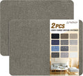 Fine Linen Repair Patches, Self-Adhesive Linen Fabric Patches, 8X11 inch 2 PCS, Multi Color, Can be