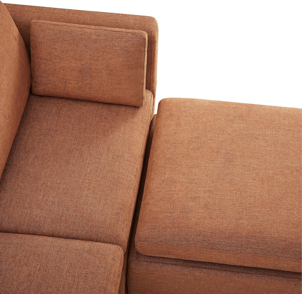 CHITA Oversized Modular Sectional Convertible Fabric Sofa Set, FSC Certified Extra Large Sectional