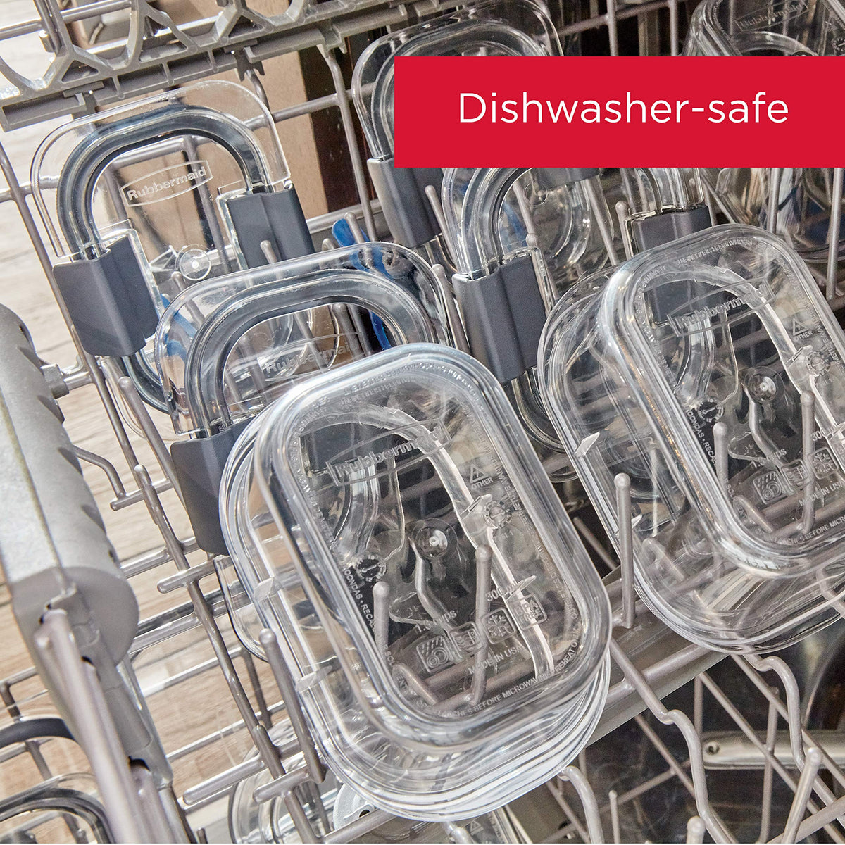 Rubbermaid Brilliance BPA-Free Airtight Food Storage Containers, 24-Piece Set, Easy for Meal Prep
