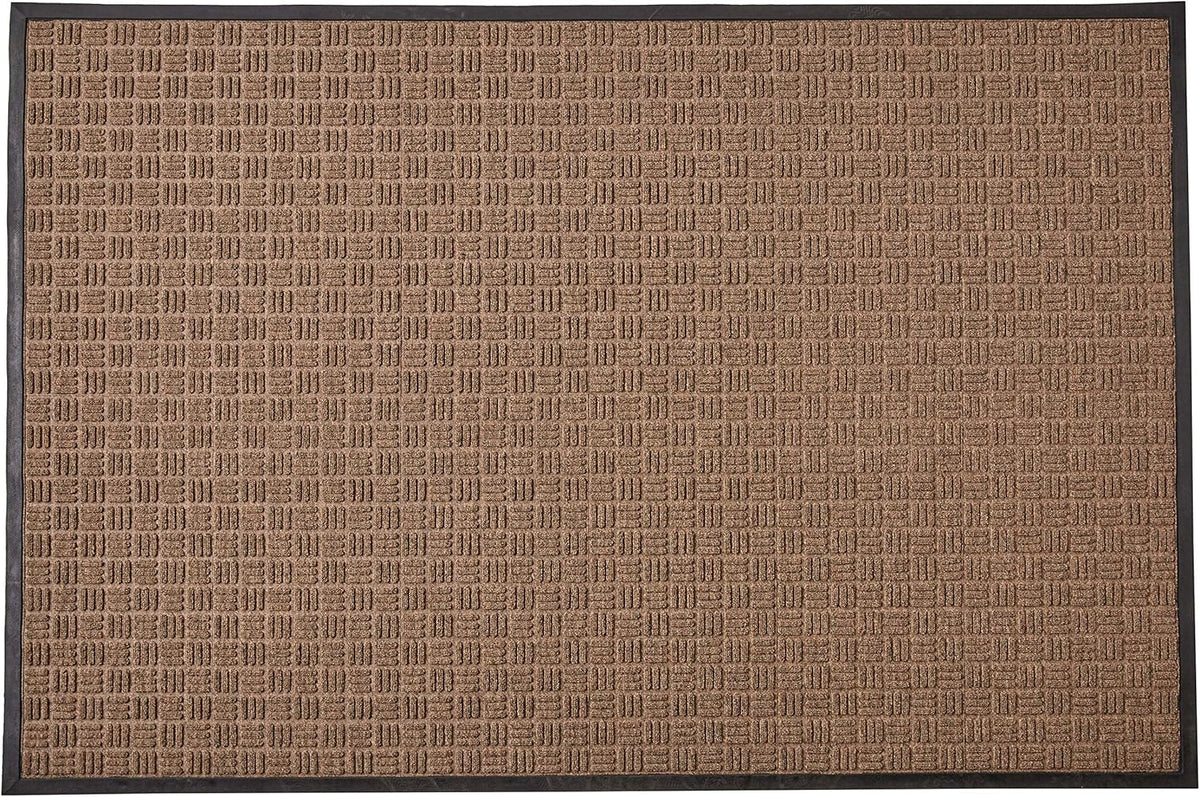 Kempf Water Retainer Entrance Mat, Indoor Outdoor Rubber Rug, Moisture Trapping, Absorbent Mat (4'