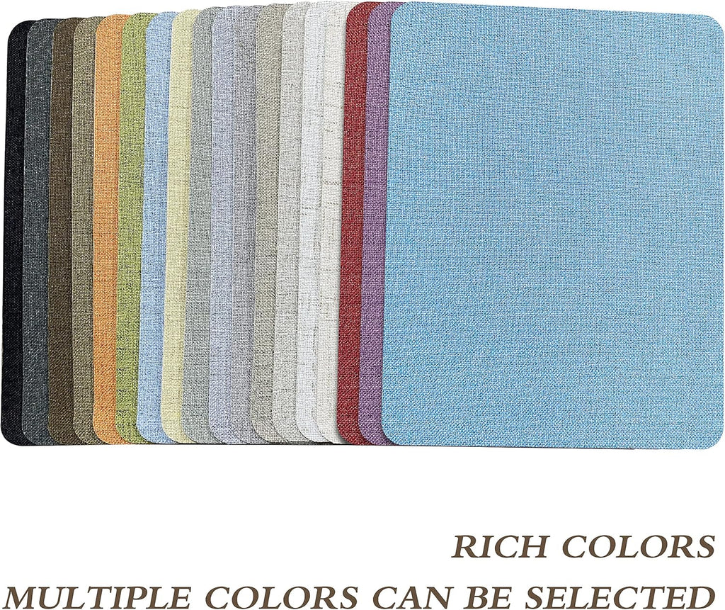 KING MOUNTAIN Fine Linen Repair Patches, Self-Adhesive Linen Fabric Patches, 8X11 inch Extra Size