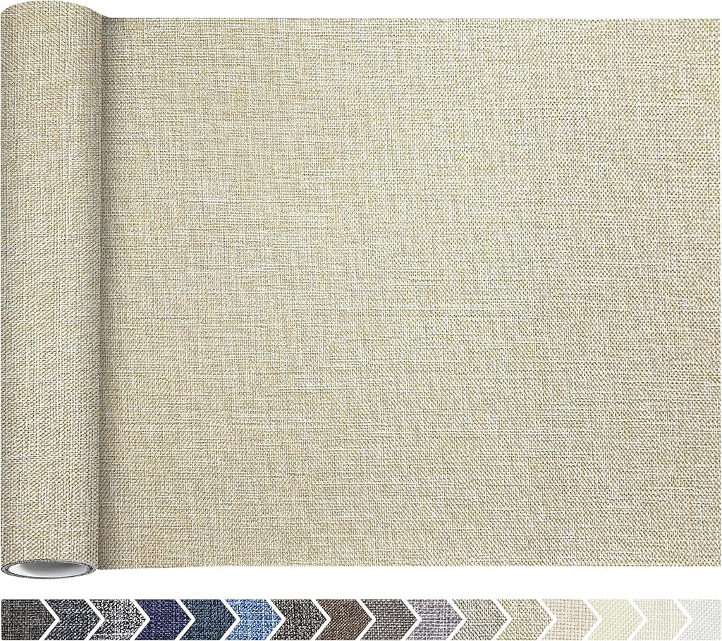 Coarse Linen Repair Patches, Self-Adhesive Linen Fabric Patches, 12X40 inch Extra Size, Multi