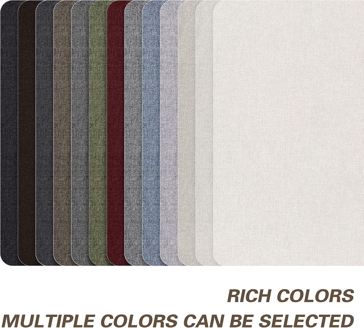 KING MOUNTAIN Fine Linen Repair Patches, Self-Adhesive Linen Fabric Patches, 8X11 inch Extra Size