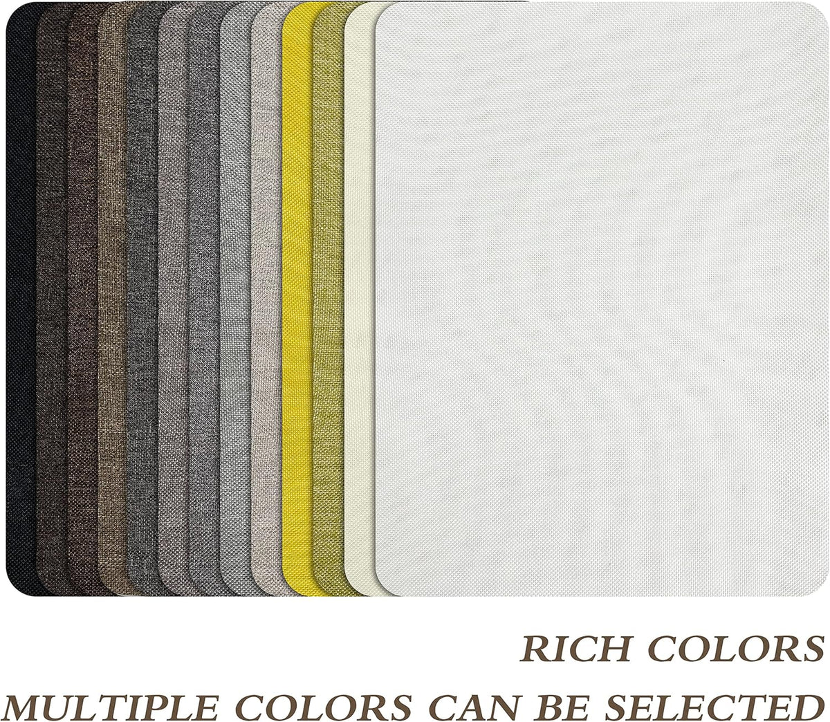 Self-Adhesive Fabric Patches for Sofa and Clothes Repair, 8X11 inch 2 PCS, Multi Color, (8" x