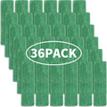 Matthew 18'' 36 Pcs Microfiber Mop Replacement Pads for Wet Dry Multi-Surface Floors Reusable Home